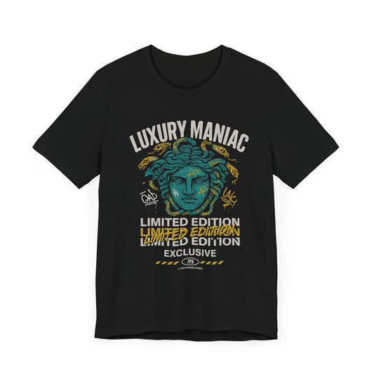 LuxuryManiac® Limited Edition Unisex Streetwear T-Shirt – Premium Urban Fashion Tee