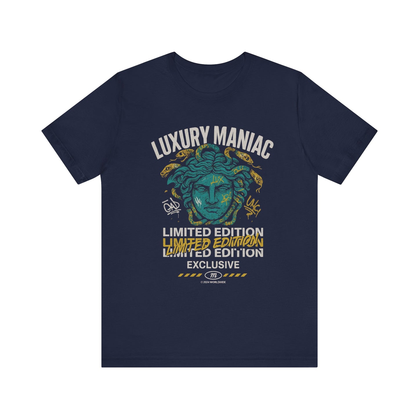 LuxuryManiac® Limited Edition Unisex Streetwear T-Shirt – Premium Urban Fashion Tee