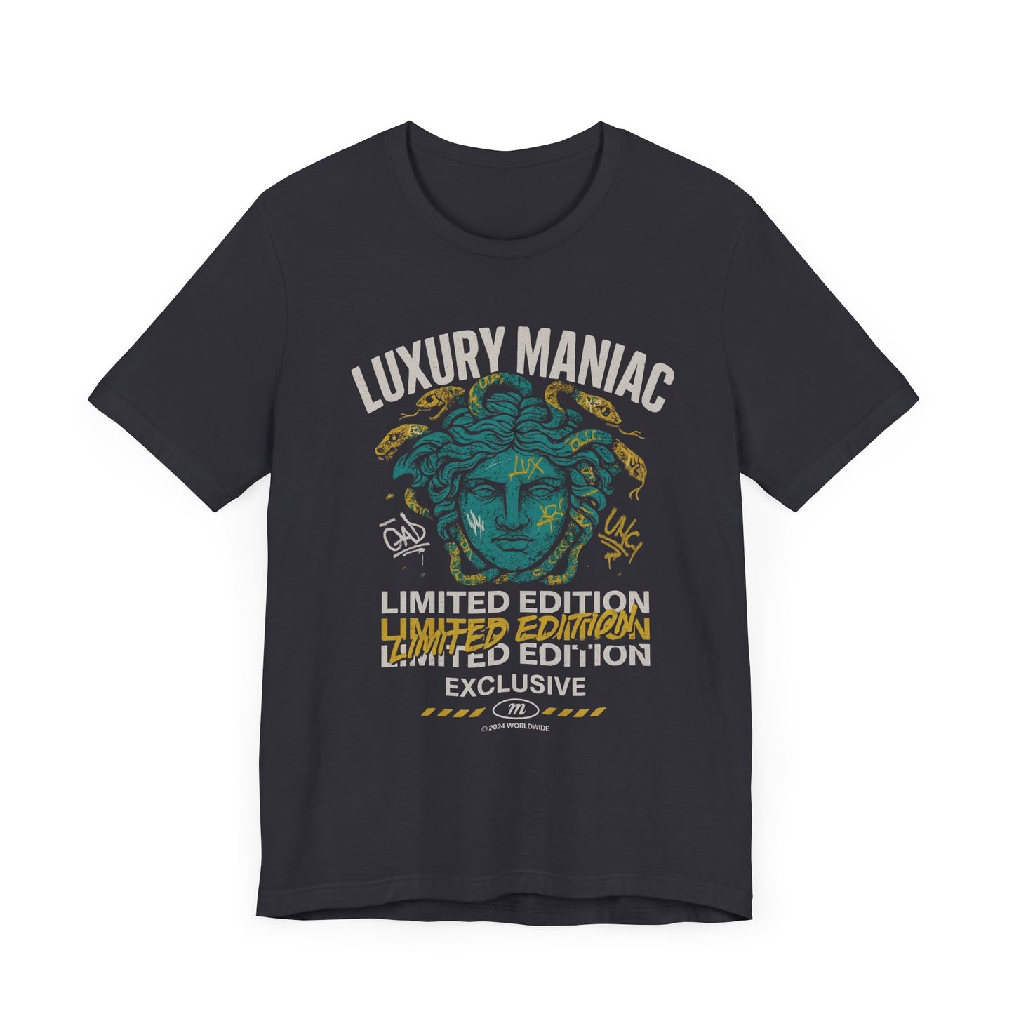 LuxuryManiac® Limited Edition Unisex Streetwear T-Shirt – Premium Urban Fashion Tee