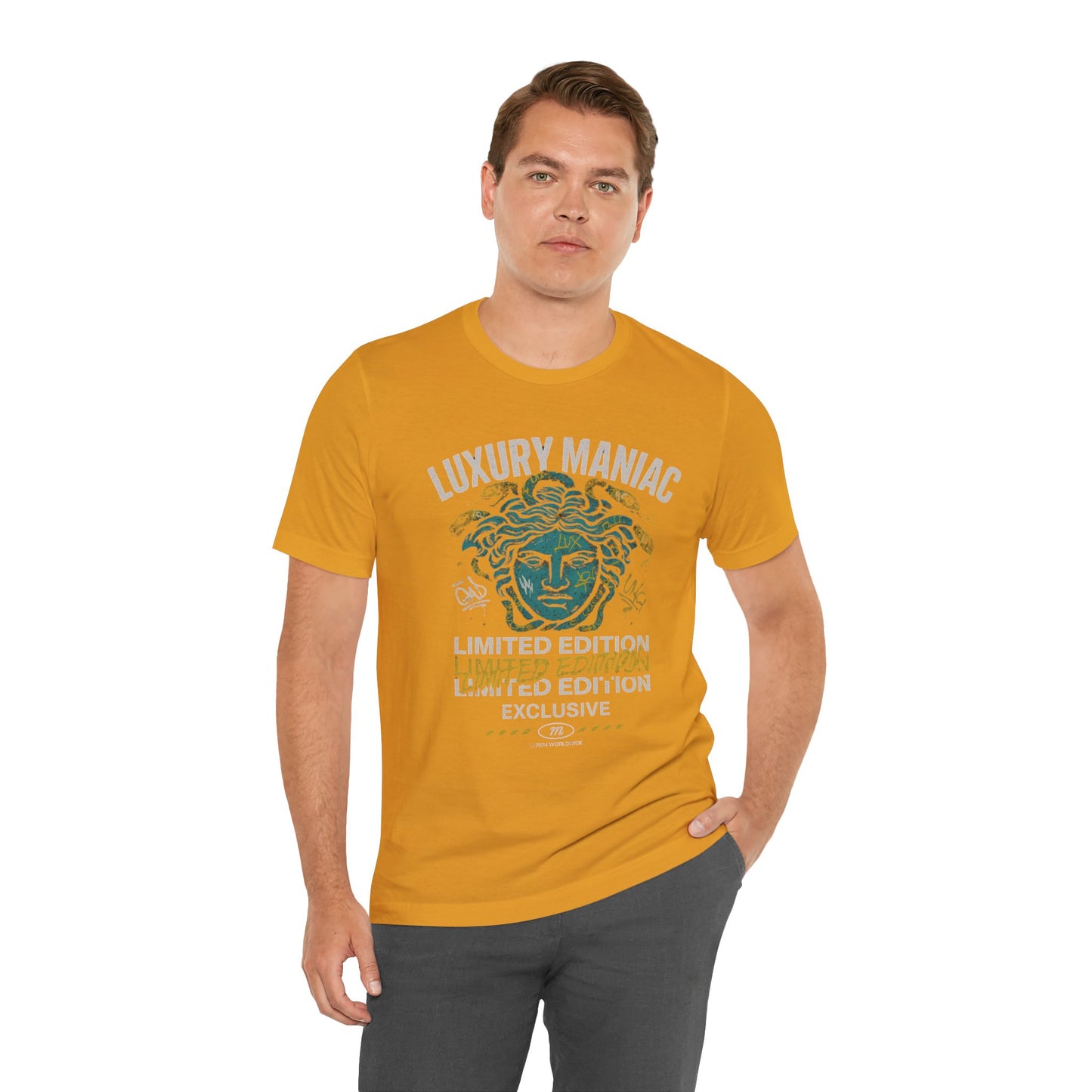 LuxuryManiac® Limited Edition Unisex Streetwear T-Shirt – Premium Urban Fashion Tee