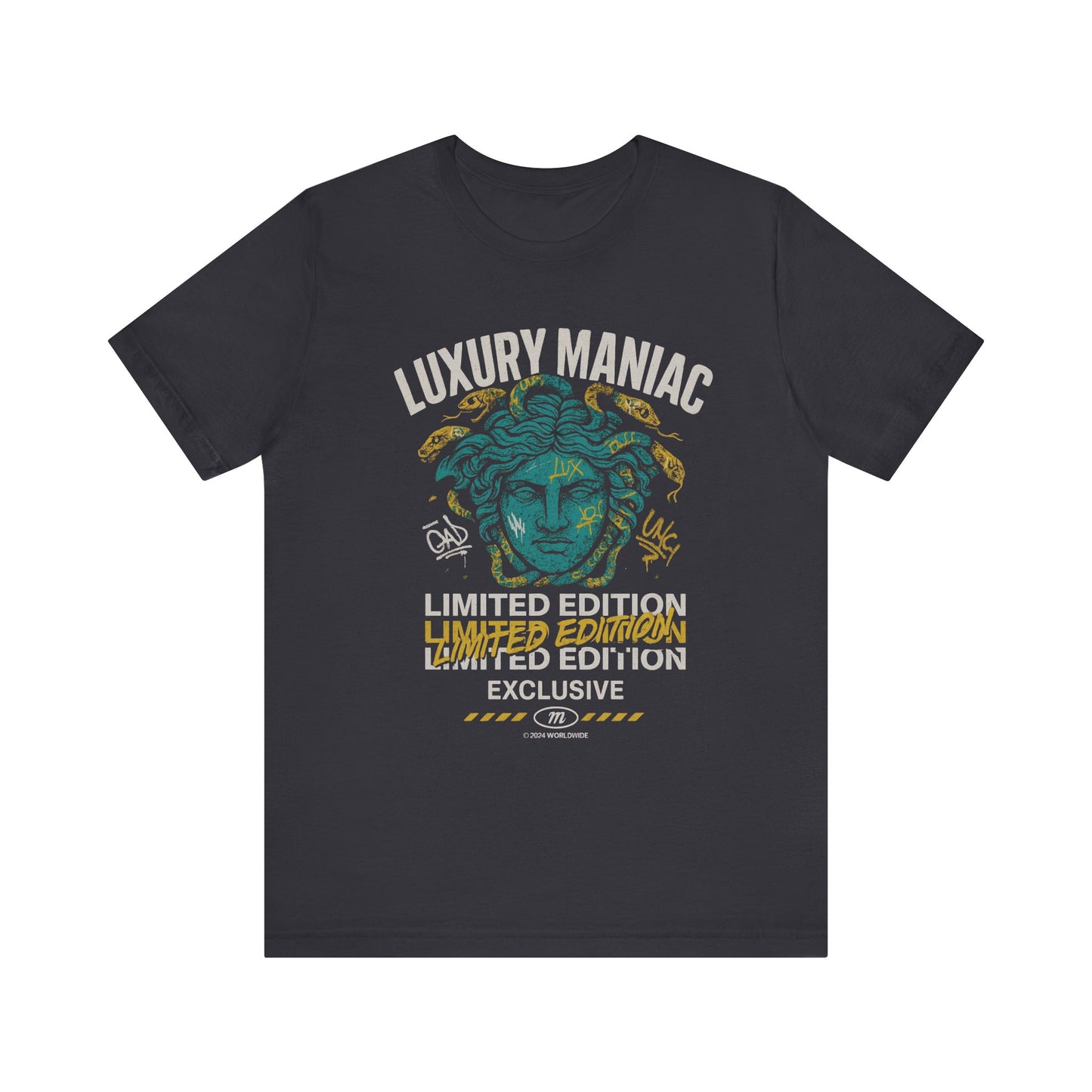 LuxuryManiac® Limited Edition Unisex Streetwear T-Shirt – Premium Urban Fashion Tee