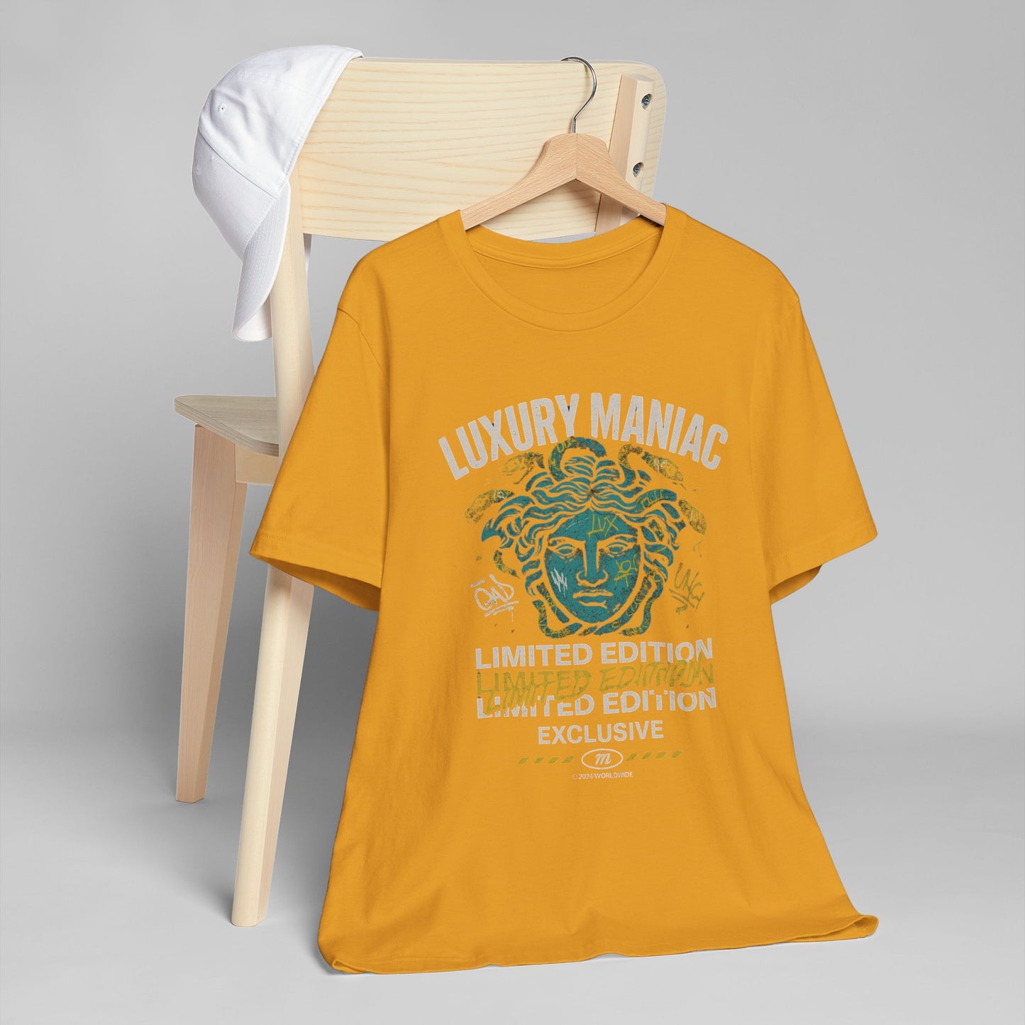 LuxuryManiac® Limited Edition Unisex Streetwear T-Shirt – Premium Urban Fashion Tee
