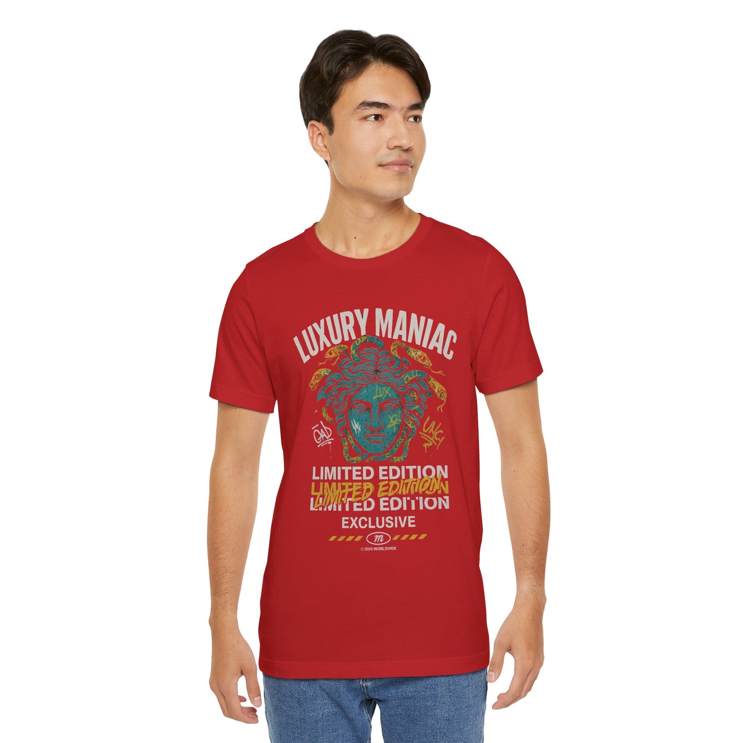 LuxuryManiac® Limited Edition Unisex Streetwear T-Shirt – Premium Urban Fashion Tee