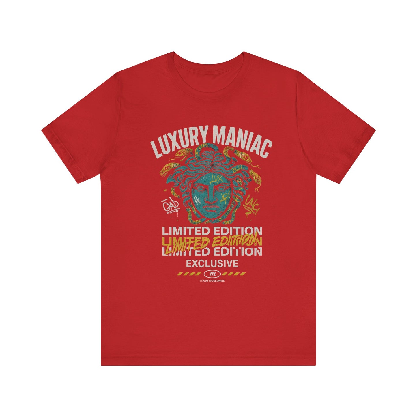 LuxuryManiac® Limited Edition Unisex Streetwear T-Shirt – Premium Urban Fashion Tee