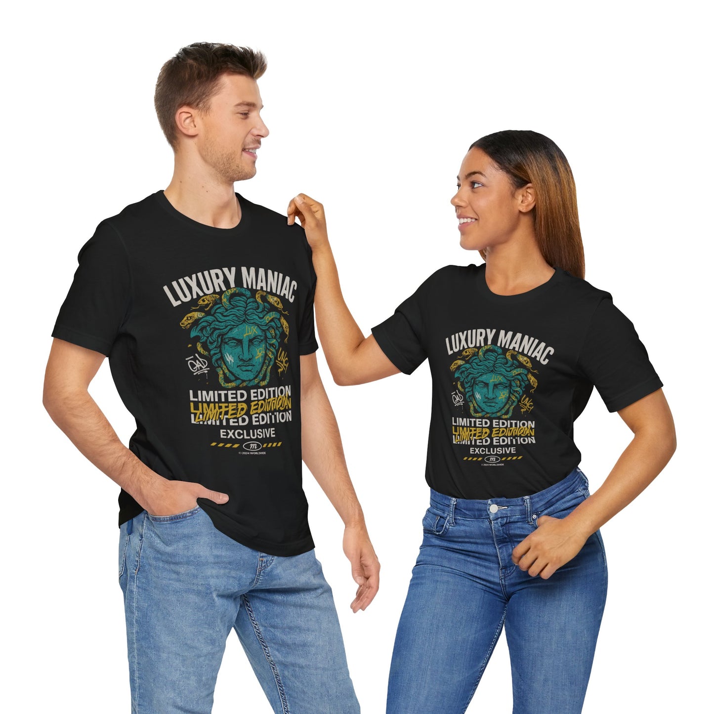 LuxuryManiac® Limited Edition Unisex Streetwear T-Shirt – Premium Urban Fashion Tee