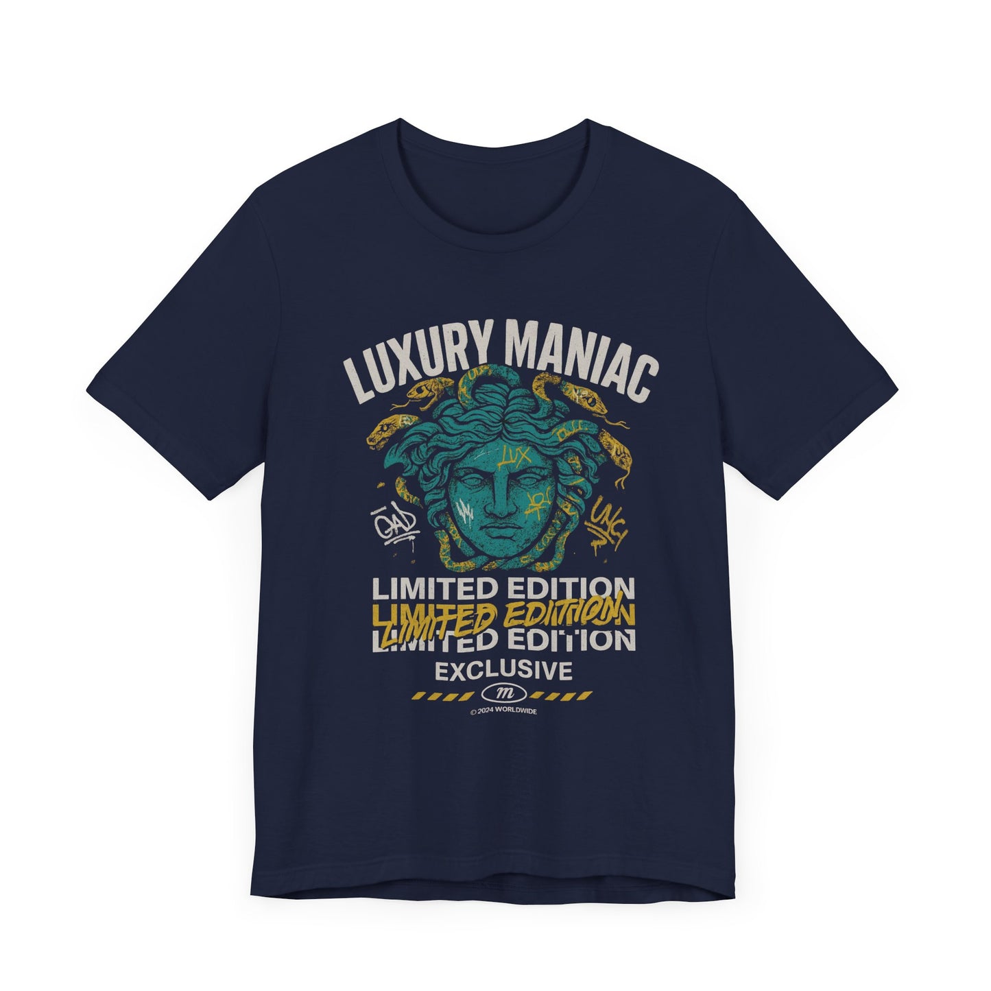 LuxuryManiac® Limited Edition Unisex Streetwear T-Shirt – Premium Urban Fashion Tee