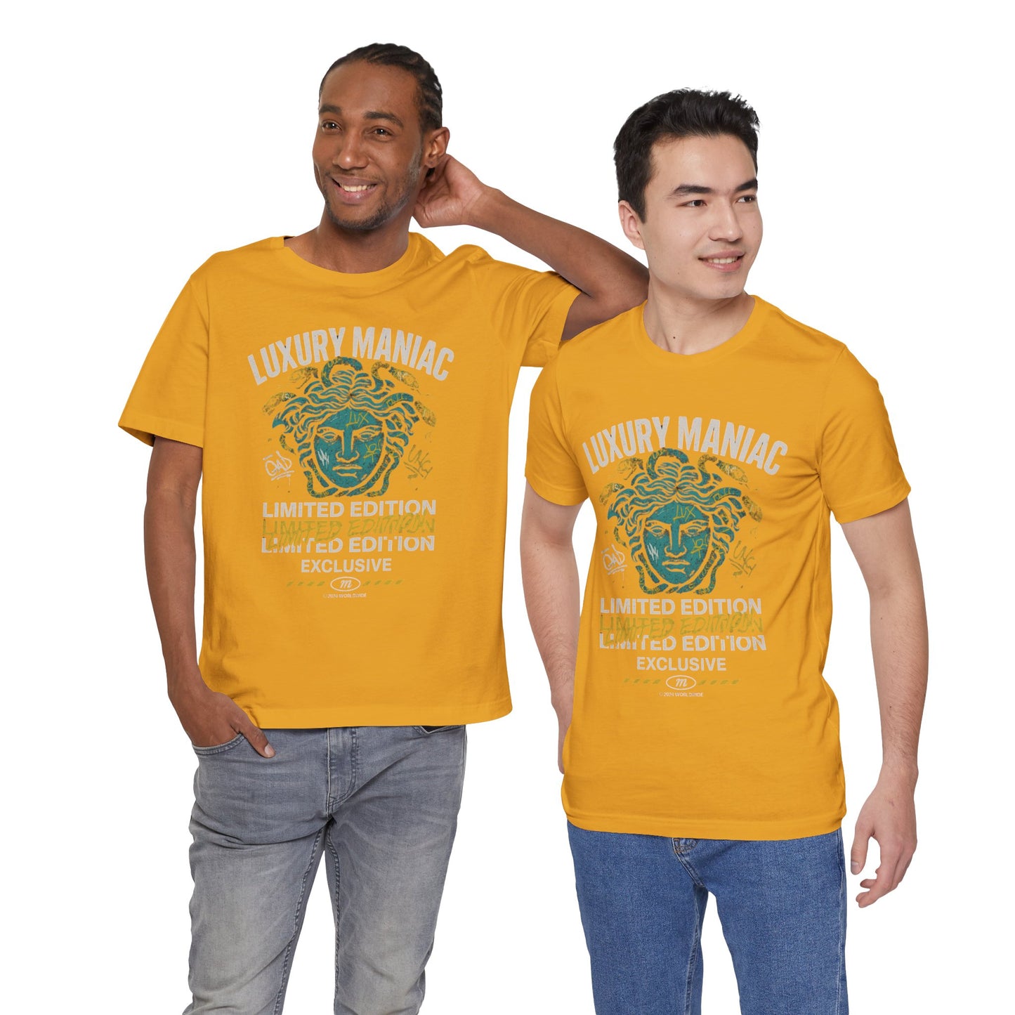 LuxuryManiac® Limited Edition Unisex Streetwear T-Shirt – Premium Urban Fashion Tee
